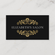 Elegant Modern Black Guld