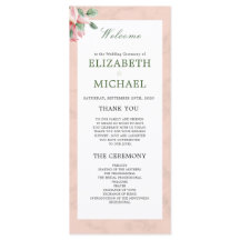 Elegant Modern Blommig Chic Bröllop Välkommen