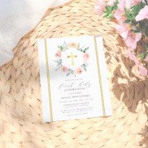 Elegant & Modern Blommigt i Guld Första Heligan