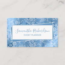 Elegant Modern Blue Girly