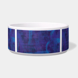Elegant Modern Blue- och Lila Spler-målning