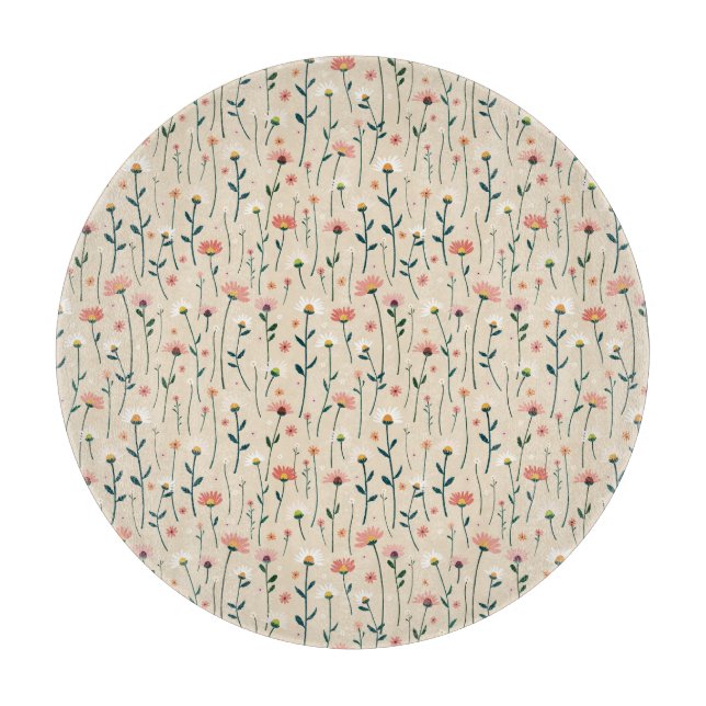 Elegant Modern Boho Chic WildBlomskärningspunkt (Framsidan)