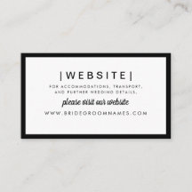 Elegant Modern Bold Black Snyggt Bröllop webbplats