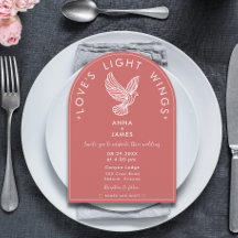 Elegant Modern Bröllop-minimalistcitat för Rosa i 