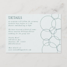 Elegant Modern Bubbles Geometric Grått & Mörk Teal