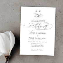 Elegant Modern Calligraphy Magnolia Vapensköld Brö