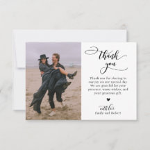 Elegant Modern Calligraphy Script Photo Bröllop