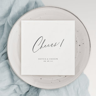 Elegant modern chests manus skriker minimalistisk  pappersservett