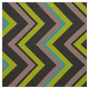 Elegant Modern Chevron Zigzag Mönster 2 Tyg