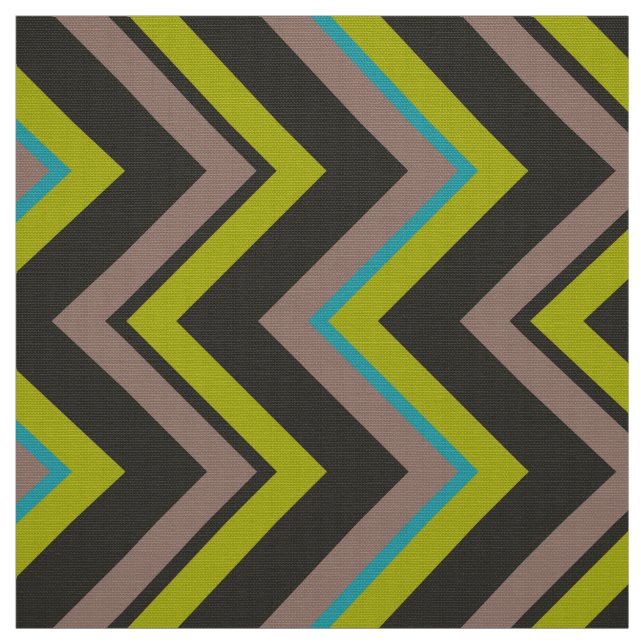 Elegant Modern Chevron Zigzag Mönster 2 Tyg (Provkarta)