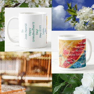 Elegant Modern Chic Art Grandma Extraordinaire Kaffemugg