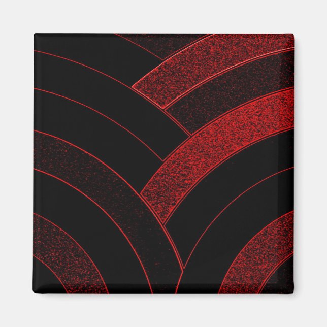 elegant modern chic chevron magnet (Framsidan)