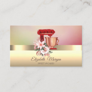 Elegant Modern Chic Mixer Blomma Visitkort