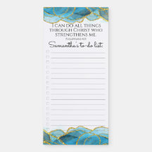 Elegant Modern Christian Bible Verse to Do List