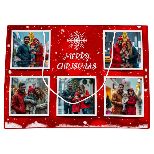 Elegant Modern Christmas Family Photo Design (Framsidan)