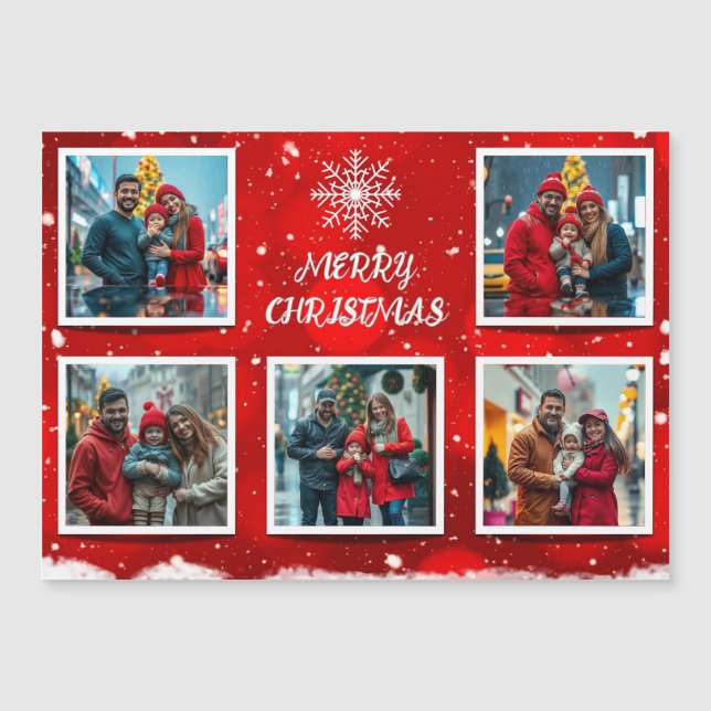 Elegant Modern Christmas Family Photo Design (Framsida)