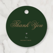 Elegant Modern Classic Emerald Grönt Guld Bröllop