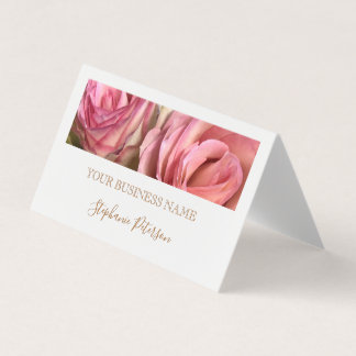 Elegant Modern Copper Custom Photo Template  Visitkort