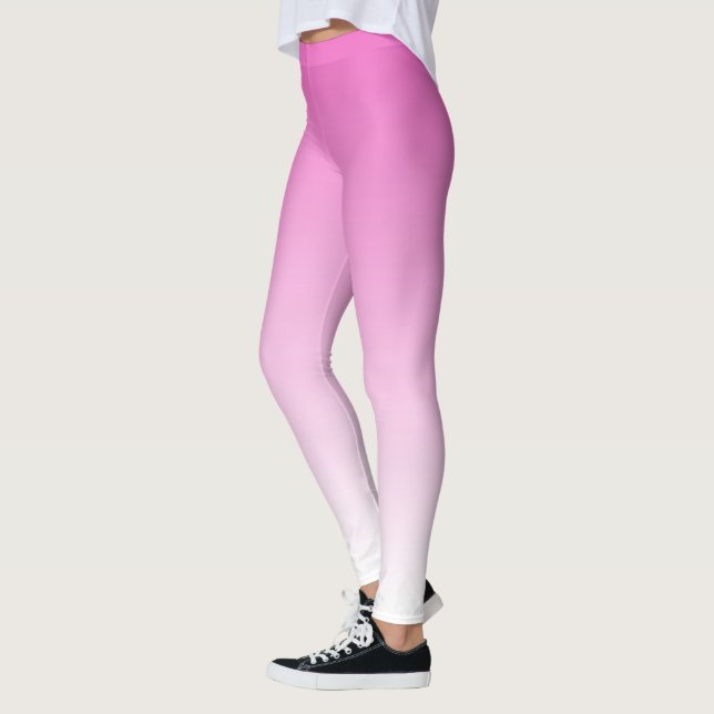 Elegant Modern Cute-mall förvärrar Rosa övertoning Leggings (Vänster)