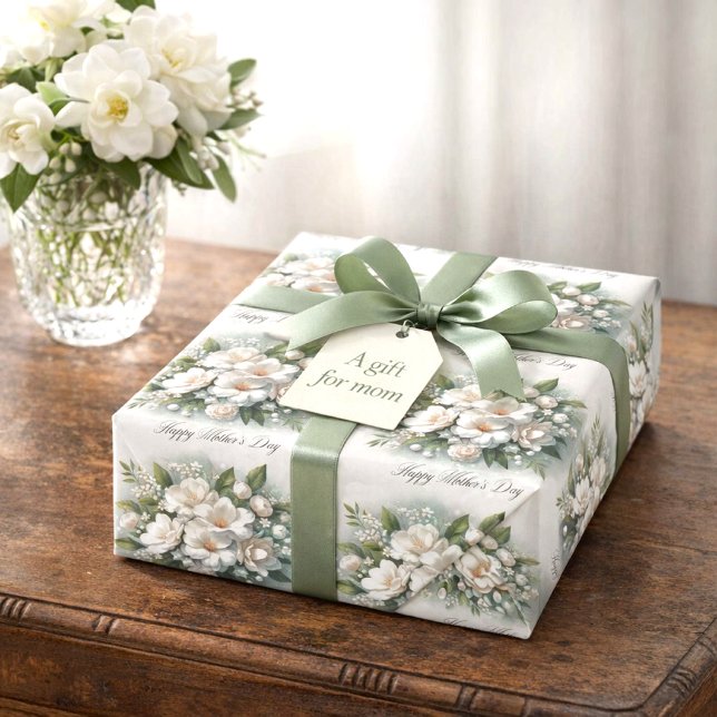 Elegant modern dagblomsterinpackningspapper presentpapper (Skapare uppladdad)