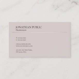 Elegant Modern design - ren, ren, ren Professionel Visitkort