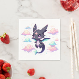 Elegant Modern Dragon Baby Shower Pappersservett