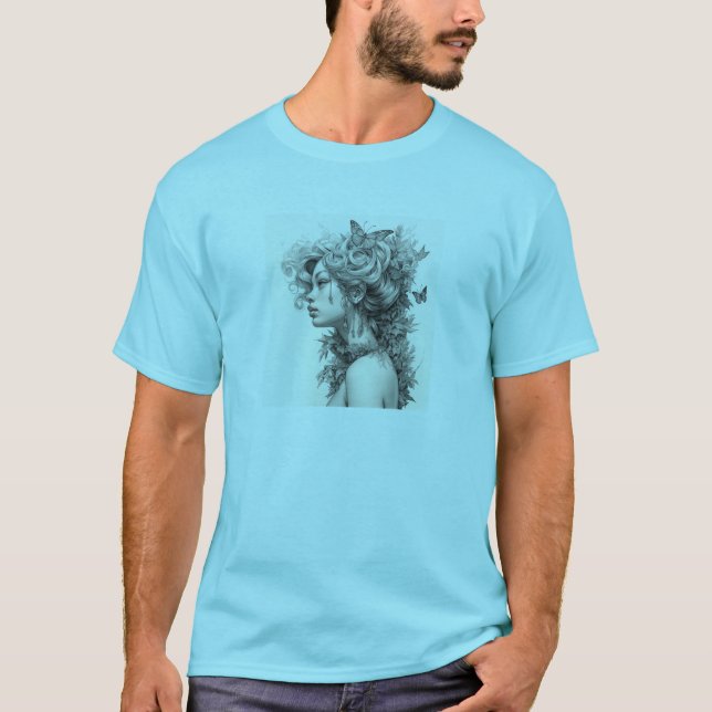 Elegant Modern enkel Anpassningsbar Lägg till ditt T Shirt (Framsida)