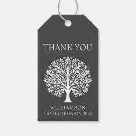 Elegant Modern Enkel familjeåterförening för Träd Presentetikett