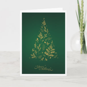 Elegant Modern enkel minimal Julgran Kort