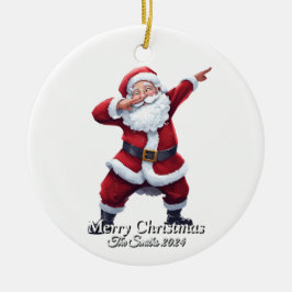 Elegant Modern Enkel Vintage - jul i familjen Julgransprydnad Keramik