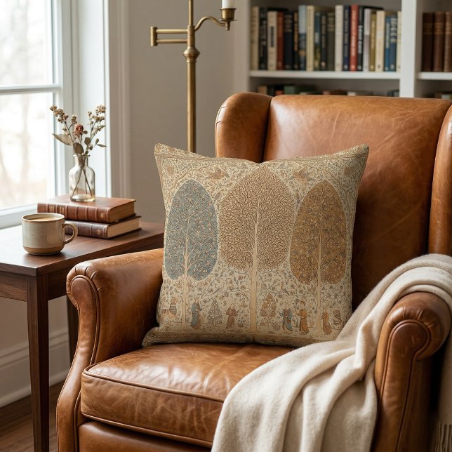 Elegant modern ethnic stylish retro pattern  kudde (Skapare uppladdad)