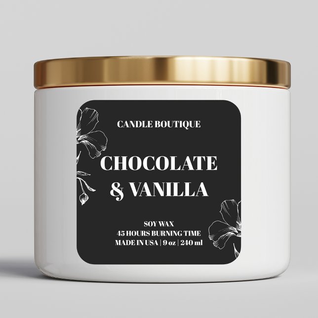 elegant modern etikett för svart och vitt ljus för (Skapare uppladdad)