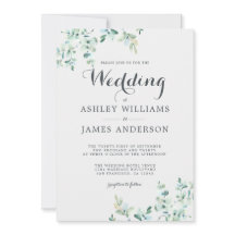 Elegant Modern Eucalyptus Foliage Bröllop