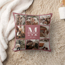 Elegant Modern Family Photo Collage Newlyged Gift