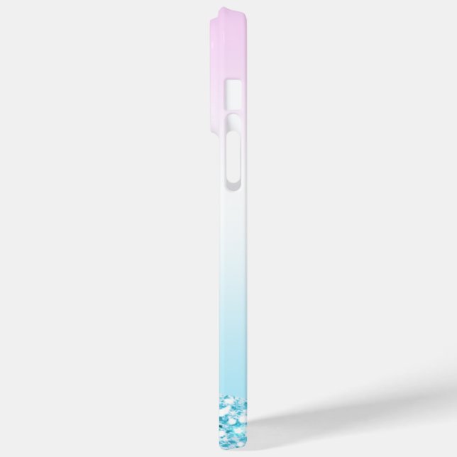 Elegant Modern färggradient glitter Rainbow (Baksida / Vänster)