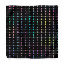 Elegant Modern färgstarka cirklar i Pärlor Mönster Bandana