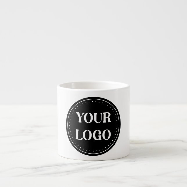 elegant, modern, förfinad och redigerbar. espressomugg (Framsidan)