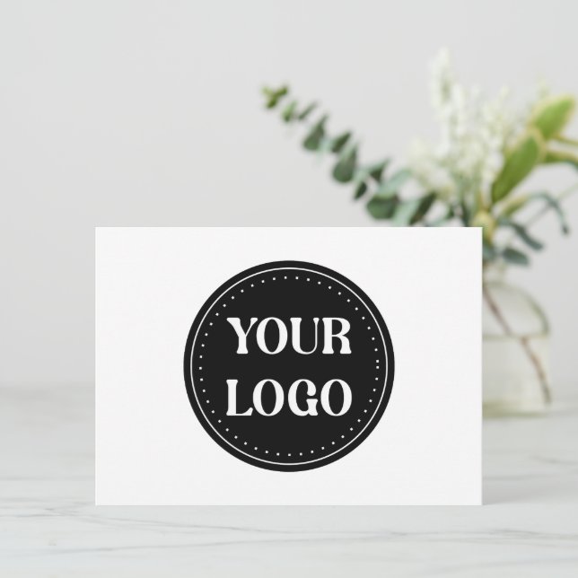 elegant, modern, förfinad och redigerbar. tack kort (Stående Fram)