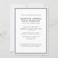 Elegant Modern Funeral Service Firande of Life