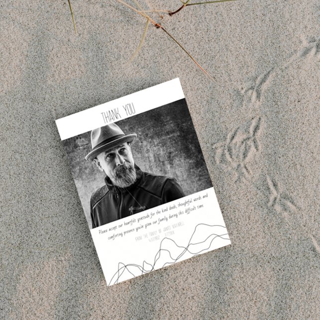 Elegant Modern funktionellt tackkort Tack Kort (Skapare uppladdad)