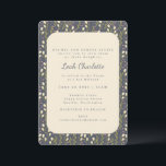 Elegant Modern Garden Blommigt Earthy Bat mitzvah Inbjudningar<br><div class="desc">Elegant Modern Garden Blommigt Earthy Bat mitzvah Bjud</div>