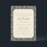 Elegant Modern Garden Blommigt Earthy Bat mitzvah Inbjudningar<br><div class="desc">Elegant Modern Garden Blommigt Earthy Bat mitzvah Bjud</div>