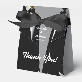 Elegant Modern Gay Manar Bröllop Presentaskar