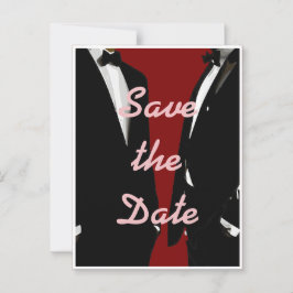 Elegant Modern Gay Manar Bröllop Vykort