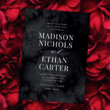 Elegant Modern Glam Black Goth Bröllop