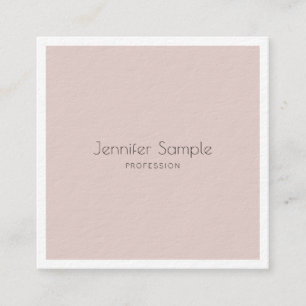 Elegant Modern Glamor-design - luxuriös mall Fyrkantigt Visitkort