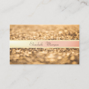 Elegant Modern Glitter Bokeh,Pärlor Visitkort