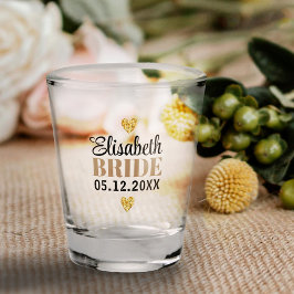 Elegant Modern Glitter Hearts Anpassningsbar Brude