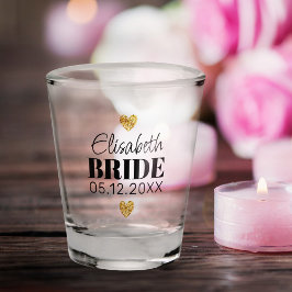 Elegant Modern Glitter Hearts-Anpassningsbarna Cut