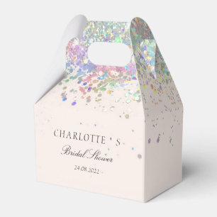 Elegant Modern Glitter Möhippa Geschenkscha Presentaskar